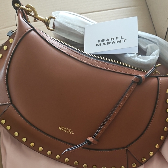 Nwt Isabel Marant Oskan Moon Bag - Picture 2 of 11